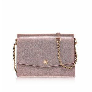 Tory Burch Robinson Rose Gold Crossbody